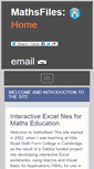 Mobile Screenshot of mathsfiles.com
