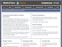 Tablet Screenshot of mathsfiles.com